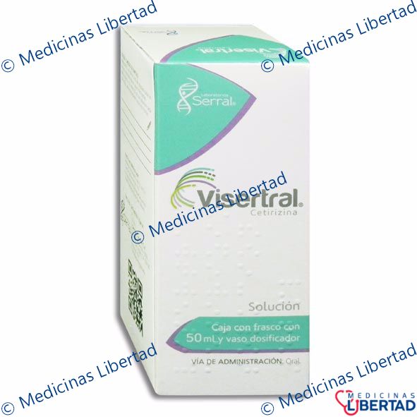 VISERTRAL/CETIRIZINA Solucion 50 ml | Medicinas Libertad
